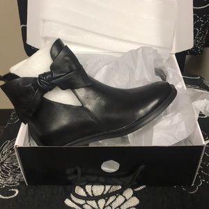 Tinasofa bow flat booties Clearance